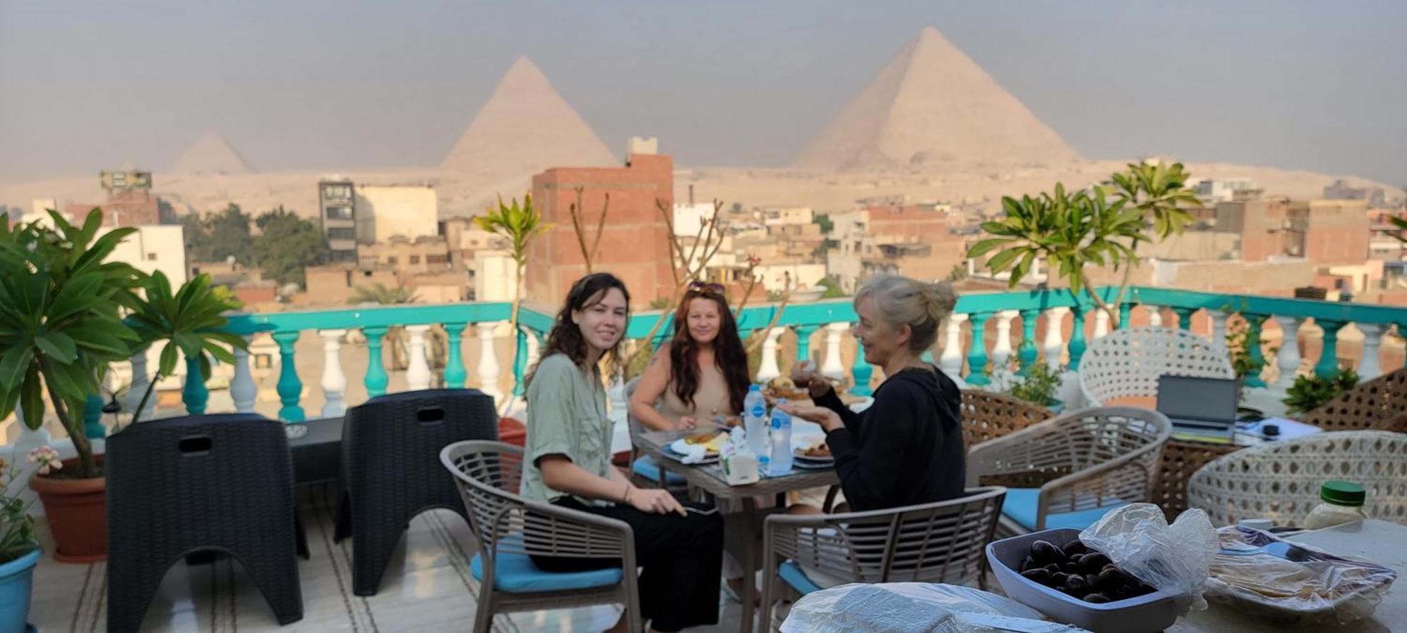 Pyramids Temple Guest House Kafret el-Gabal 外观 照片